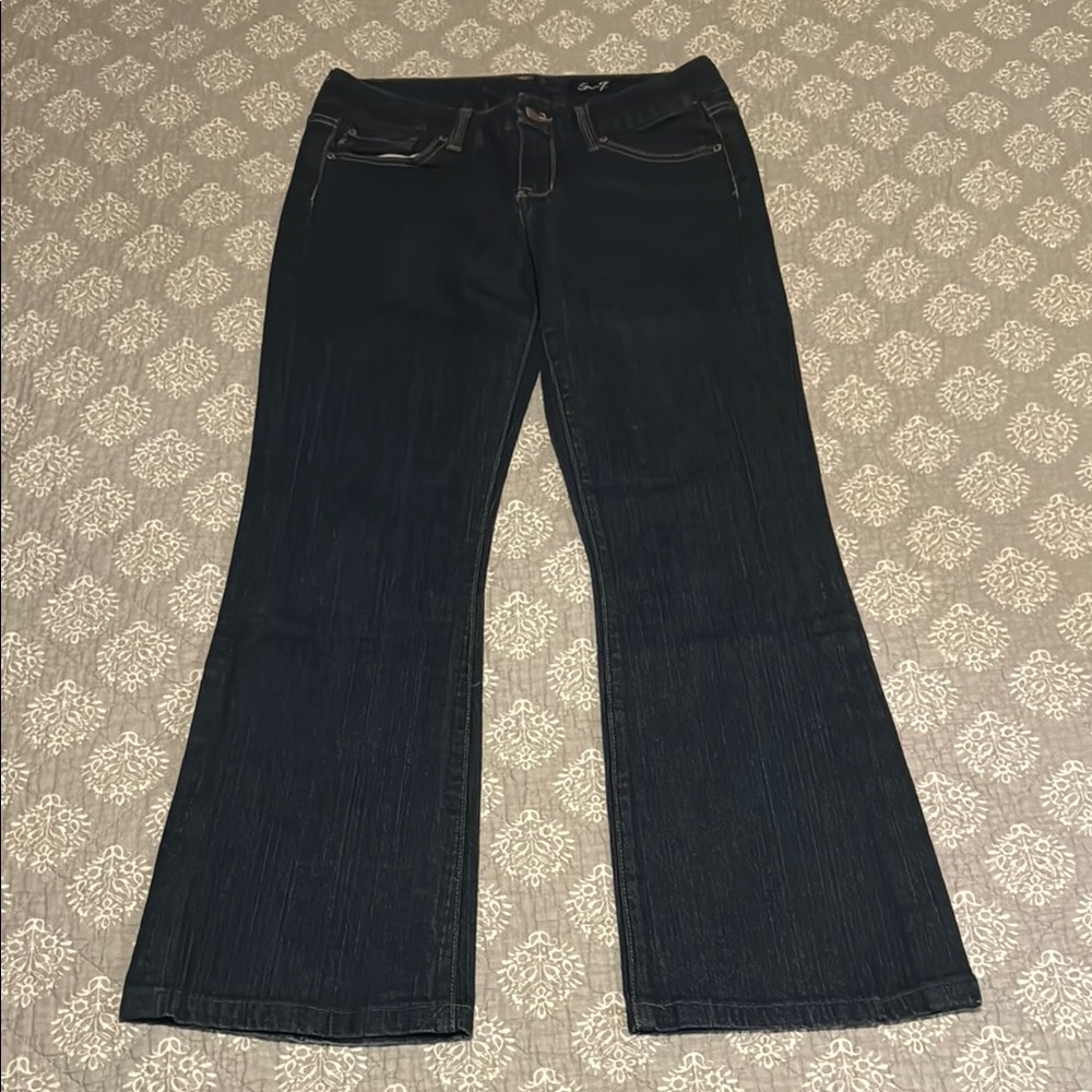 Seven7 Dark Wash Flare Jeans